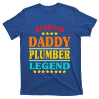 Best Great Husband Daddy Plumber Legend Vintage Fathers Day Gift T-Shirt