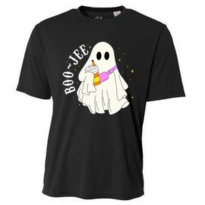 BooJee Ghost Halloween Costume Spooky Season Fun Cooling Performance Crew T-Shirt