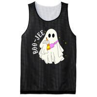 BooJee Ghost Halloween Costume Spooky Season Fun Mesh Reversible Basketball Jersey Tank