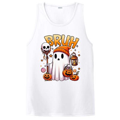 Bruh Ghost Halloween Cute Ghost Trick Or Treat Candy PosiCharge Competitor Tank