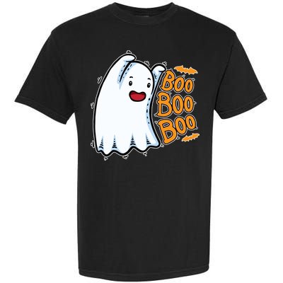 Boo Ghost Halloween Cute Garment-Dyed Heavyweight T-Shirt