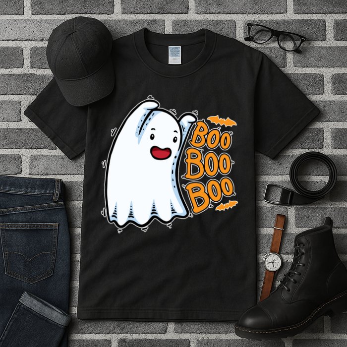 Boo Ghost Halloween Cute Tall T-Shirt