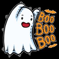 Boo Ghost Halloween Cute Tall T-Shirt