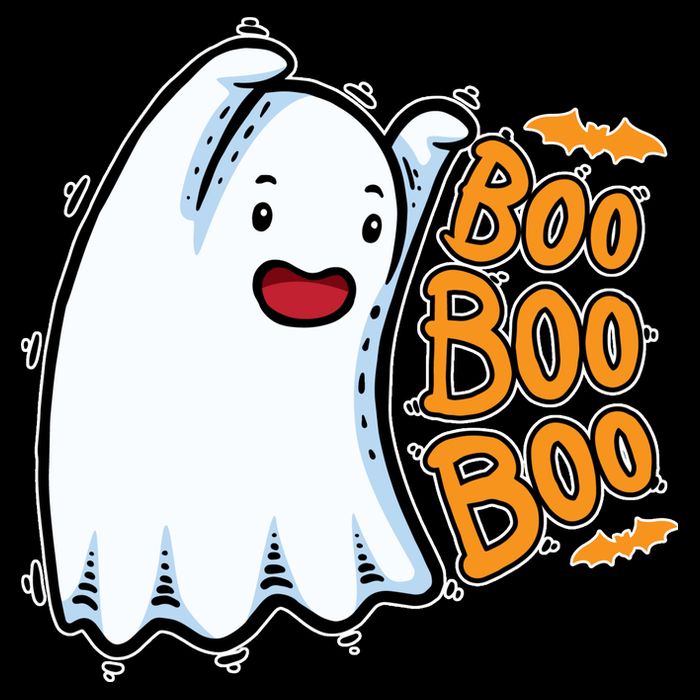 Boo Ghost Halloween Cute Tall T-Shirt