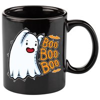 Boo Ghost Halloween Cute 11oz C Handle Ceramic Mug