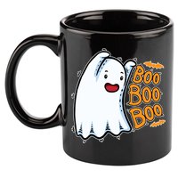 Boo Ghost Halloween Cute 11oz C Handle Ceramic Mug