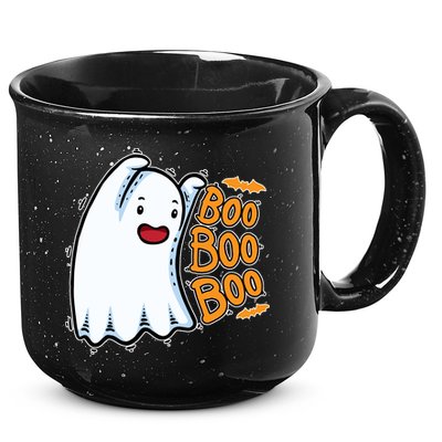 Boo Ghost Halloween Cute 15oz Campfire Ceramic Mug