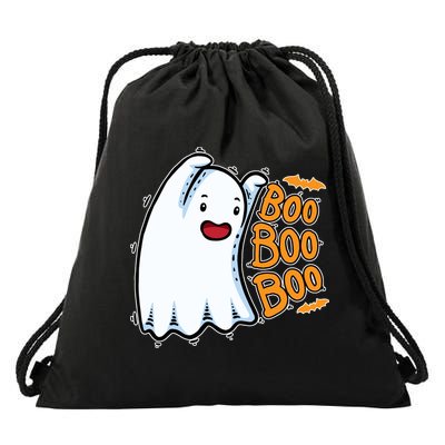 Boo Ghost Halloween Cute Drawstring Bag