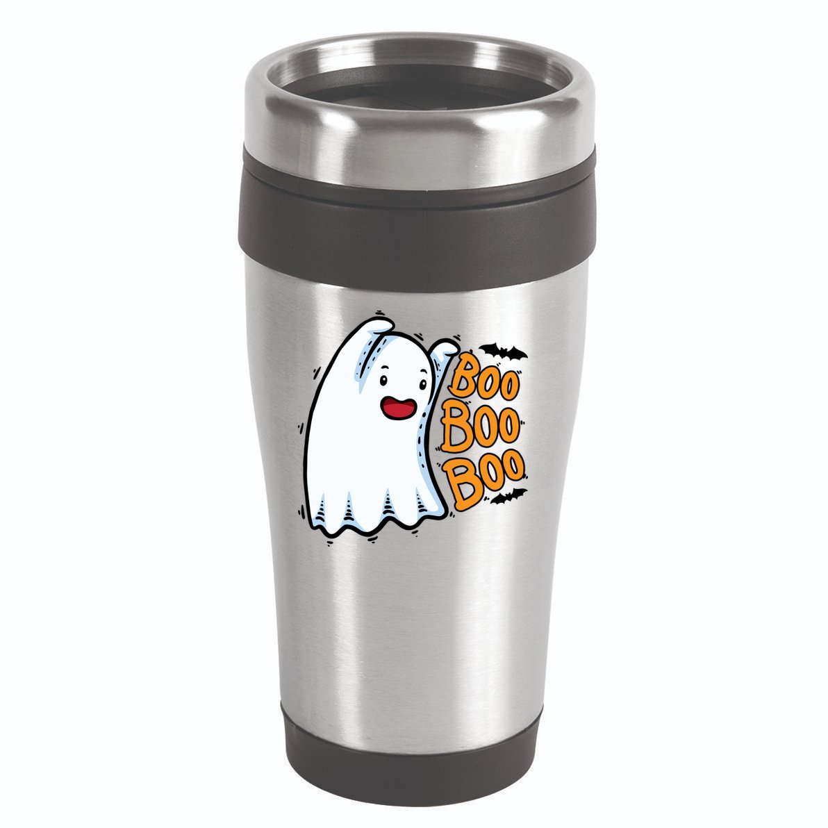 Boo Ghost Halloween Cute 16oz Travel Tumbler