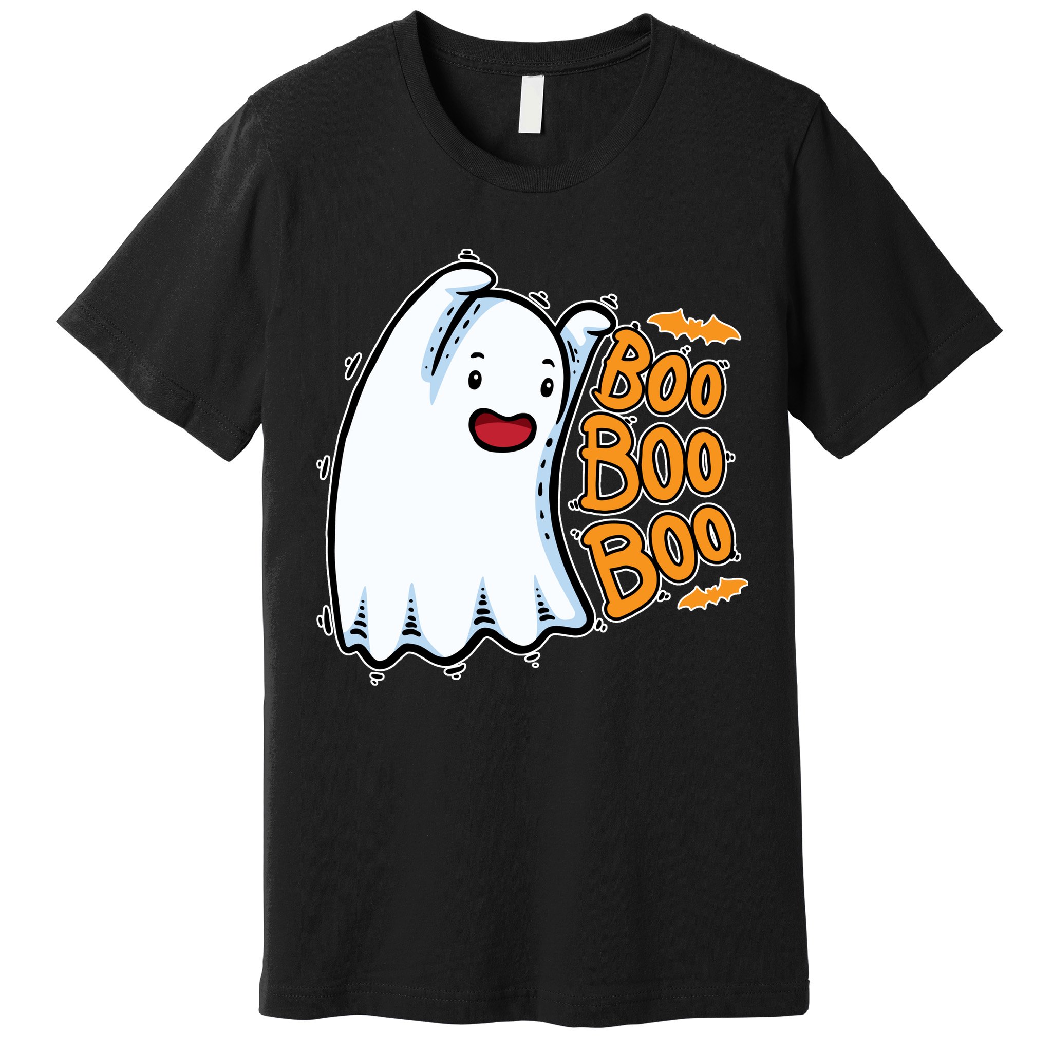 Boo Ghost Halloween Cute Premium T-Shirt