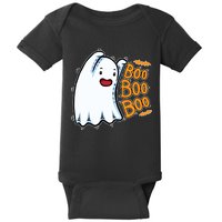 Boo Ghost Halloween Cute Baby Bodysuit