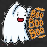 Boo Ghost Halloween Cute Trucker Hat