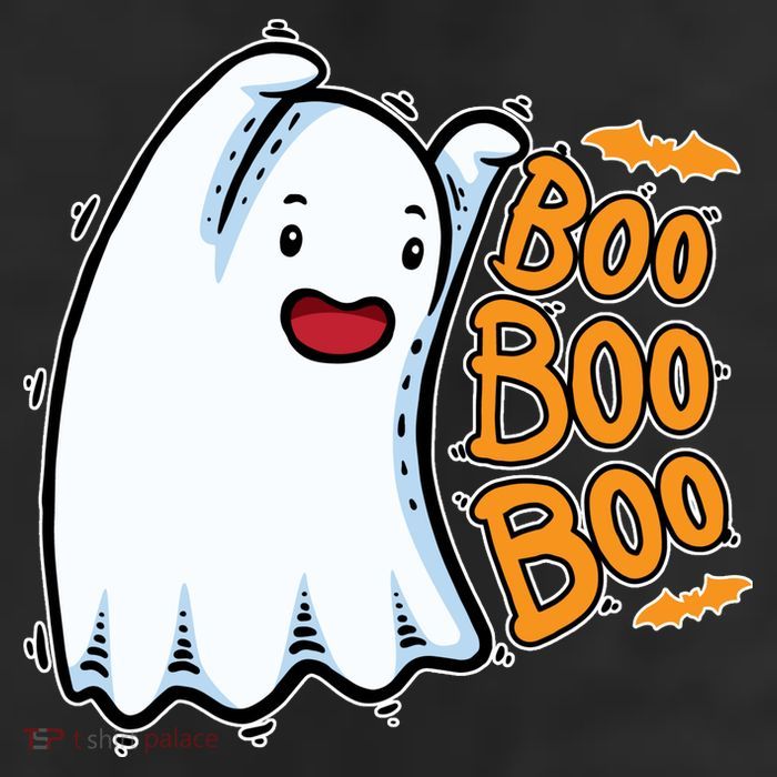 Boo Ghost Halloween Cute Trucker Hat