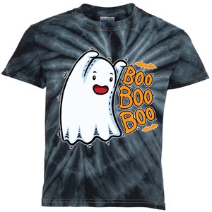 Boo Ghost Halloween Cute Kids Tie-Dye T-Shirt