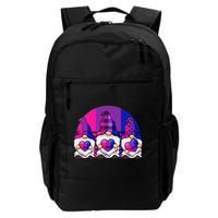 Bisexual Gnome Hearts LGBTQ Retro Subtle Bi Pride Flag Backpack