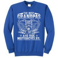 Best Grandpas Have Tattoos And Ride Motorcycles Biker Biking Gift Sweatshirt