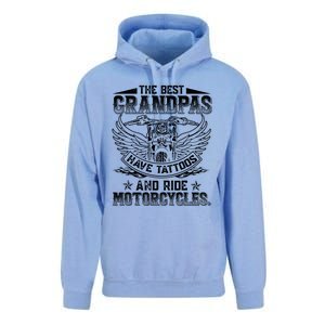 Best Grandpas Have Tattoos And Ride Motorcycles Biker Biking Gift Unisex Surf Hoodie