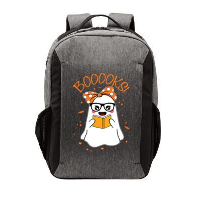 Booooks Ghost Halloween Women Teacher Book Library Reading Vector Backpack