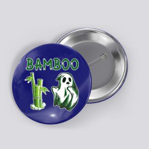 Bamboo Ghostly Halloween Ghost Plant Lover Halloween Gift Button