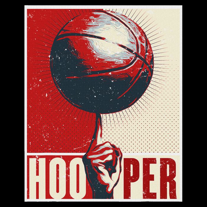Basketball Gift Hooper Street Streetball Basketball Player Cooling Performance Crew T-Shirt