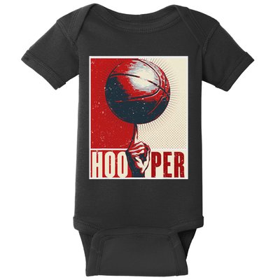 Basketball Gift Hooper Street Streetball Basketball Player Baby Bodysuit