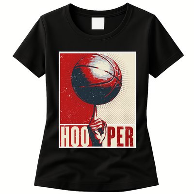 Basketball Gift Hooper Street Streetball Basketball Player Womens T-Shirt