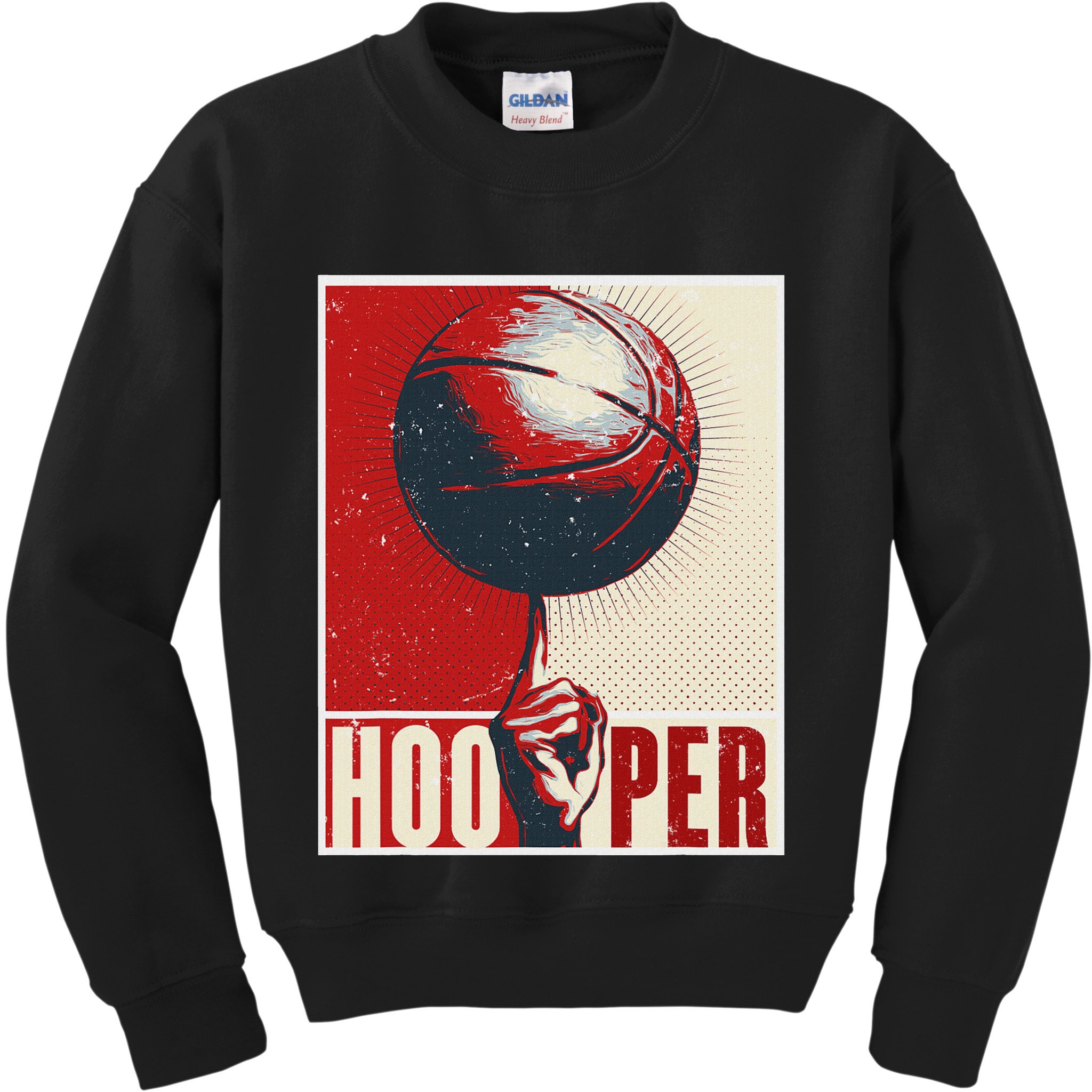 Basketball Gift Hooper Street Streetball Basketball Player Kids Sweatshirt