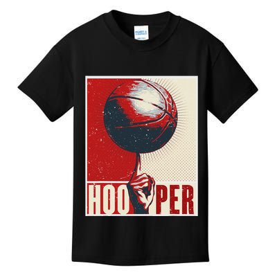 Basketball Gift Hooper Street Streetball Basketball Player Kids T-Shirt