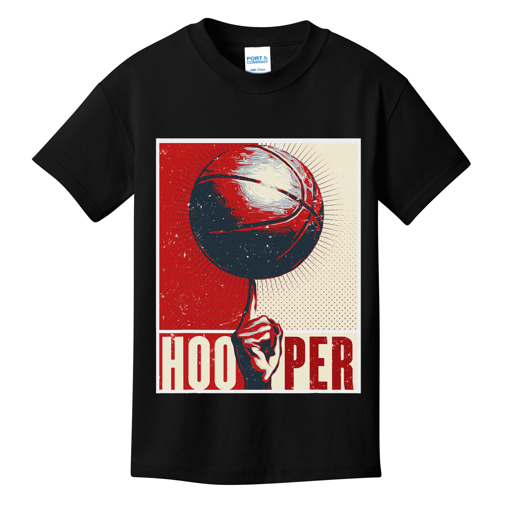 Basketball Gift Hooper Street Streetball Basketball Player Kids T-Shirt