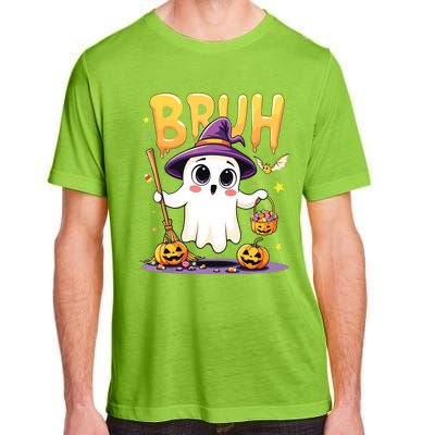 Bruh Ghost Halloween Trick Or Treat Funny Adult ChromaSoft Performance T-Shirt