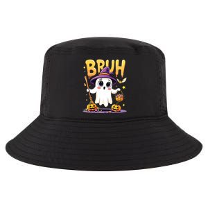 Bruh Ghost Halloween Trick Or Treat Funny Cool Comfort Performance Bucket Hat