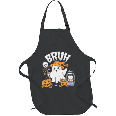 Bruh Ghost Halloween Cute Ghost Candy Apron