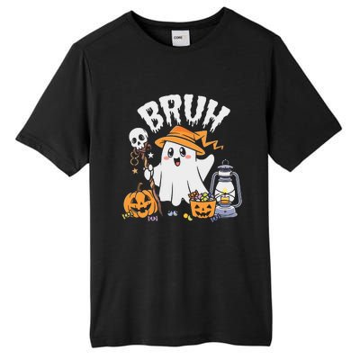 Bruh Ghost Halloween Cute Ghost Candy Tall Fusion ChromaSoft Performance T-Shirt