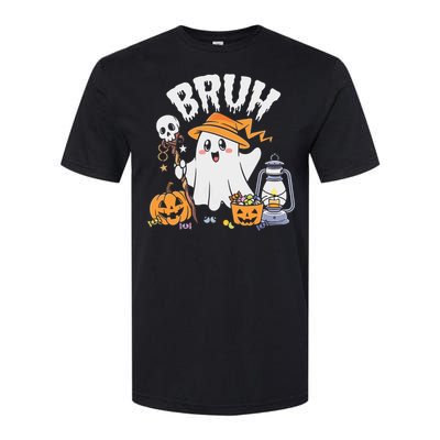 Bruh Ghost Halloween Cute Ghost Candy Softstyle CVC T-Shirt