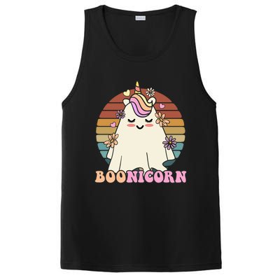 Boonicorn Groovy Halloween Unicorn Boo Ghost Costume Cute Gift PosiCharge Competitor Tank