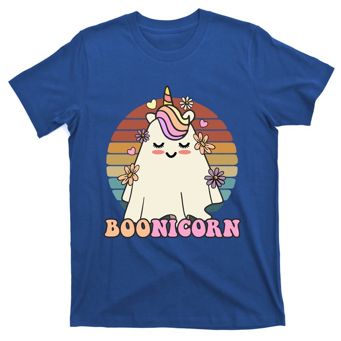 Boonicorn Groovy Halloween Unicorn Boo Ghost Costume Cute Gift T-Shirt