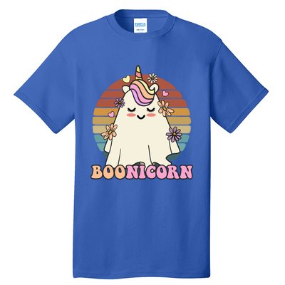 Boonicorn Groovy Halloween Unicorn Boo Ghost Costume Cute Gift Tall T-Shirt