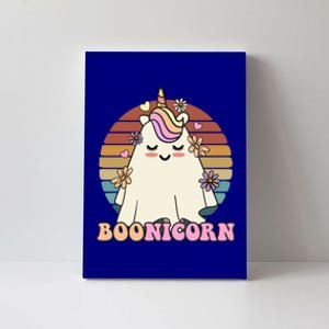 Boonicorn Groovy Halloween Unicorn Boo Ghost Costume Cute Gift Canvas