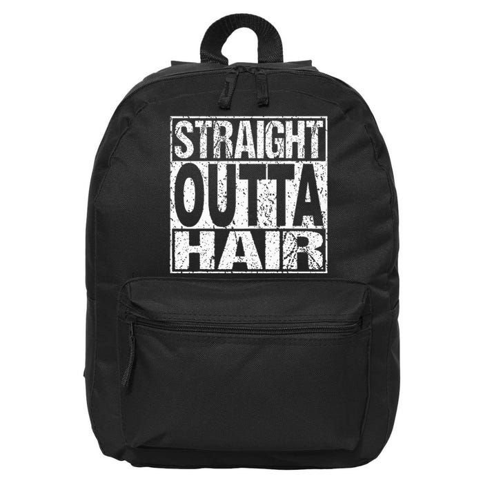 Bald Guy Hair Loss Baldness 16 in Basic Backpack