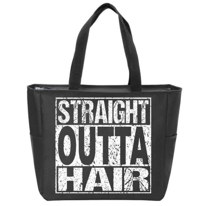 Bald Guy Hair Loss Baldness Zip Tote Bag