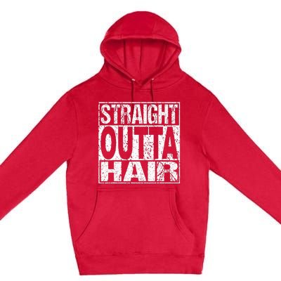 Bald Guy Hair Loss Baldness Premium Pullover Hoodie