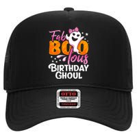 Birthday Ghoul Halloween Girl Fab BOO Lous Fabolous High Crown Mesh Back Trucker Hat