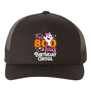 Birthday Ghoul Halloween Girl Fab BOO Lous Fabolous Yupoong Adult 5-Panel Trucker Hat