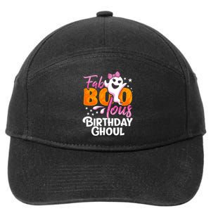 Birthday Ghoul Halloween Girl Fab BOO Lous Fabolous 7-Panel Snapback Hat