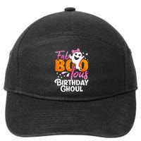 Birthday Ghoul Halloween Girl Fab BOO Lous Fabolous 7-Panel Snapback Hat