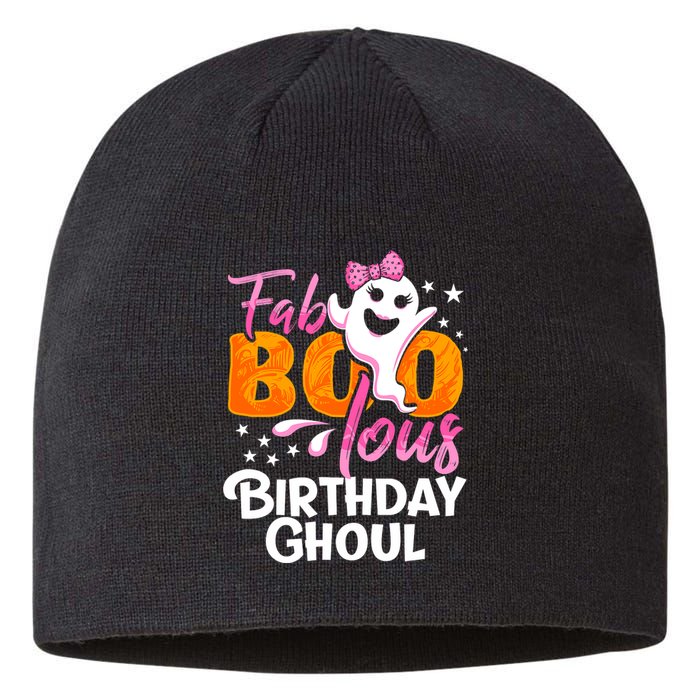 Birthday Ghoul Halloween Girl Fab BOO Lous Fabolous Sustainable Beanie