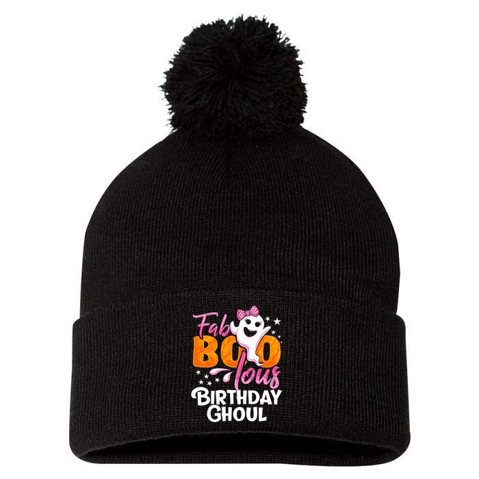 Birthday Ghoul Halloween Girl Fab BOO Lous Fabolous Pom Pom 12in Knit Beanie