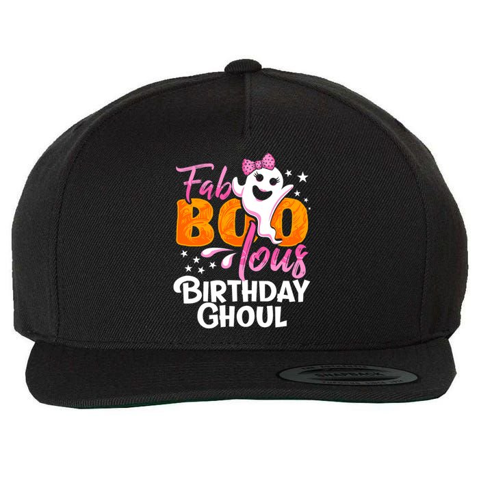 Birthday Ghoul Halloween Girl Fab BOO Lous Fabolous Wool Snapback Cap