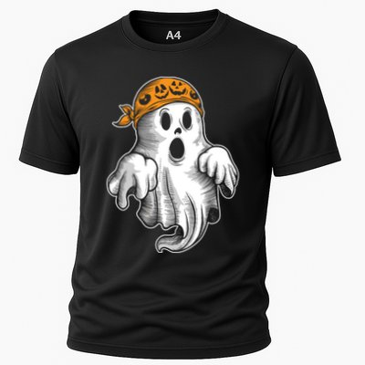 Boo Ghost Halloween Graphic Performance Shirt
