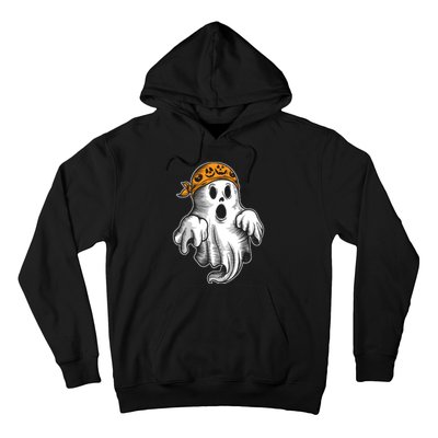 Boo Ghost Halloween Graphic Hoodie